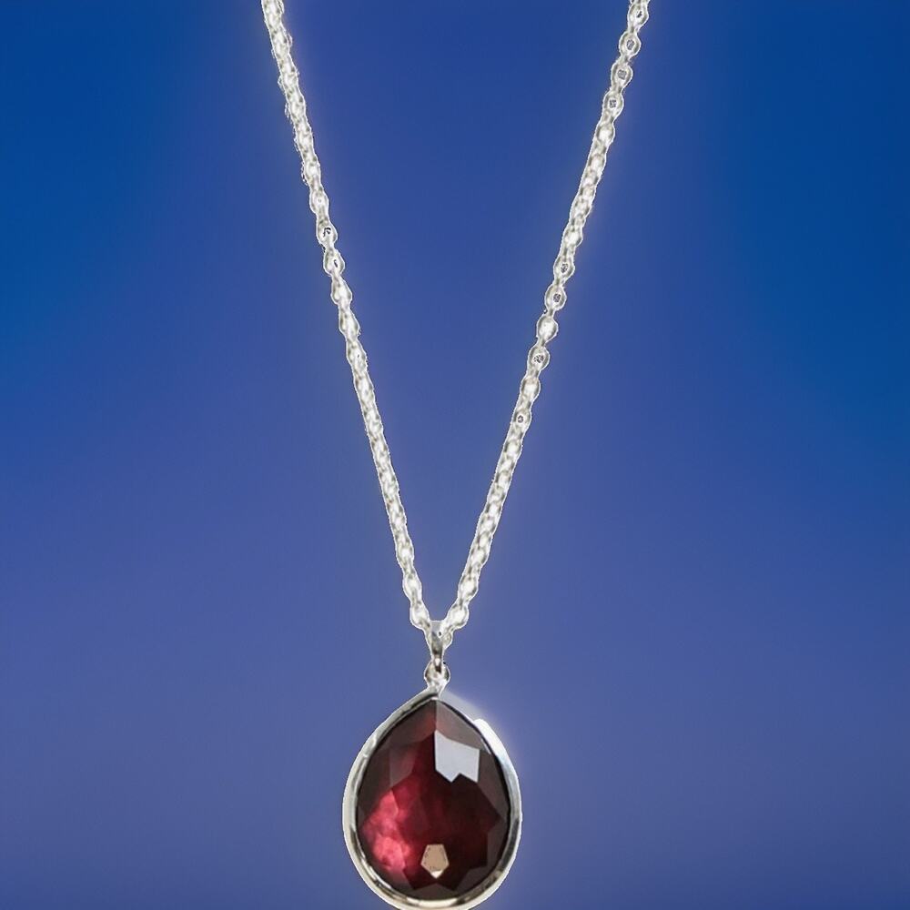 NEW! IPPOLITA Cherry 🍒 Colored Teardrop Necklace / MSRP $395